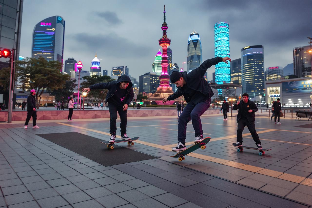 七七影视 - 街头运动 · 深圳滑板少年 - 图2 街头运动 · 深圳滑板少年 - 图2